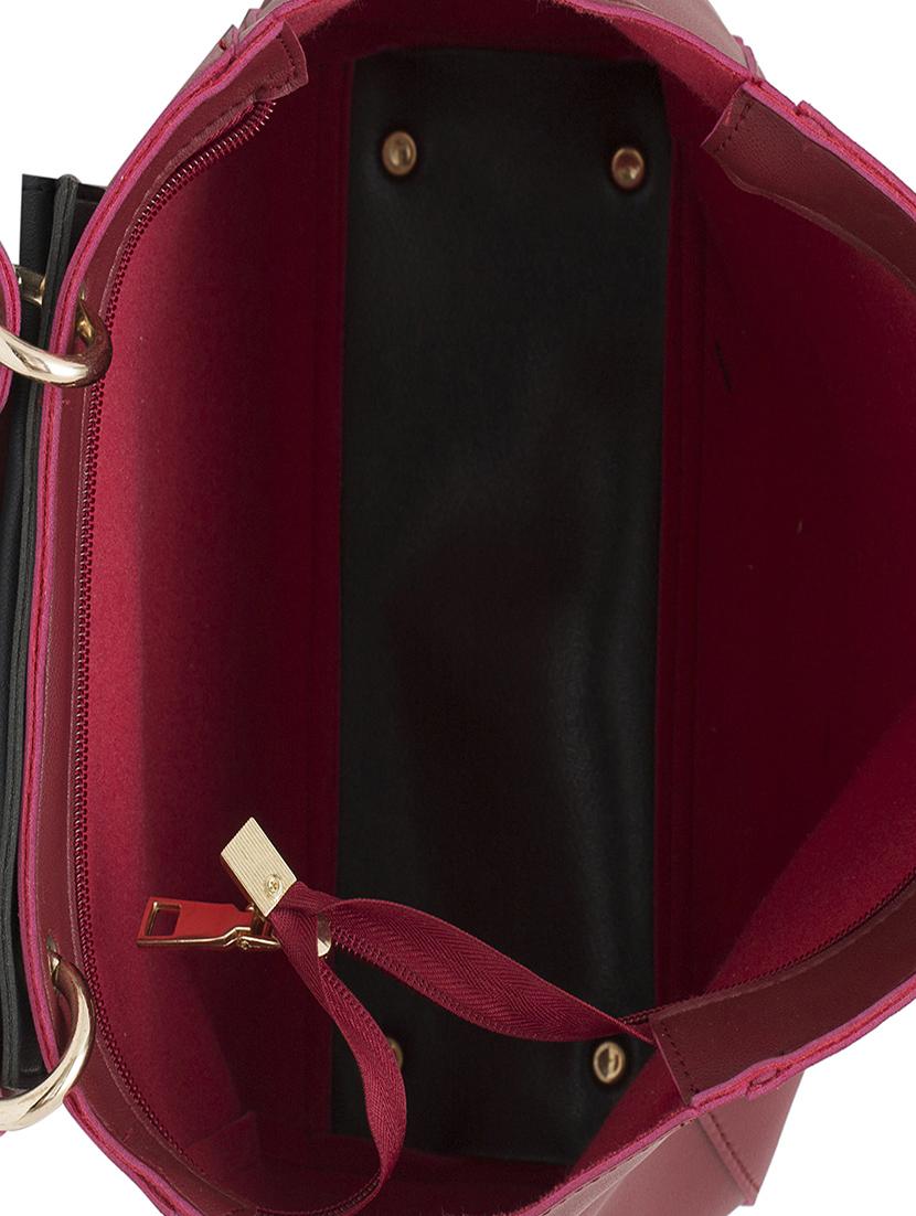 red leatherette tote - 13064526 - Standard Image - 2