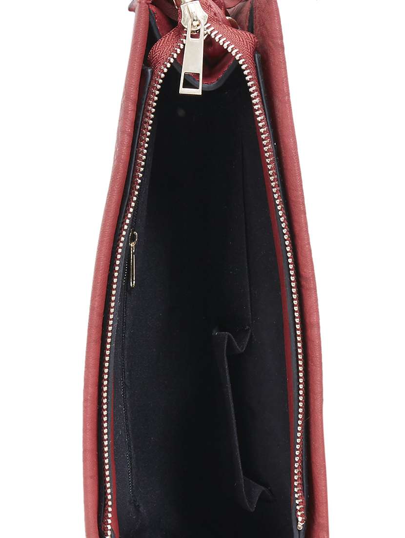 red leatherette sling bag - 13064542 -  Standard Image - 2
