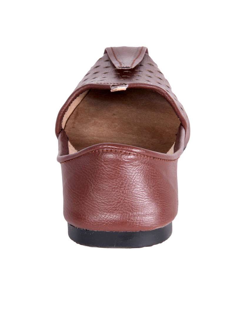 brown leatherette slip on juti - 13068448 - Standard Image - 2