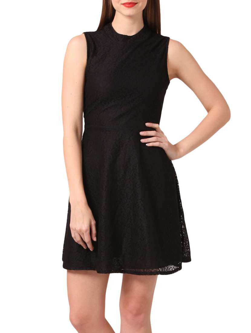 black net dress