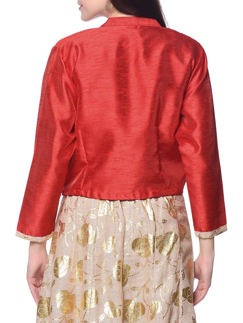 red cotton blouse - 13073742 - Standard Image - 2