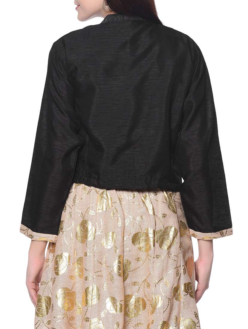black cotton blouse - 13073744 - Standard Image - 2
