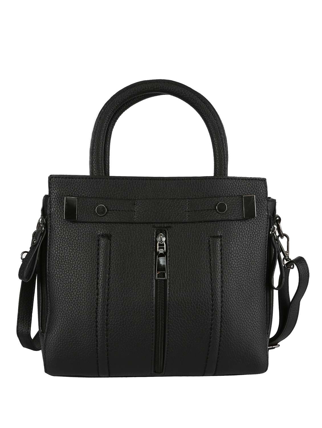 black leatherette  handbag