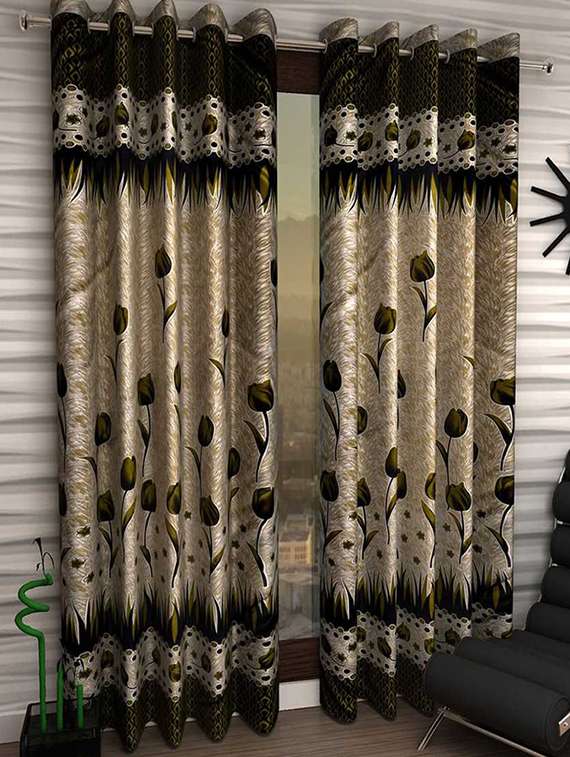 tanishka fabs curtain set of 2