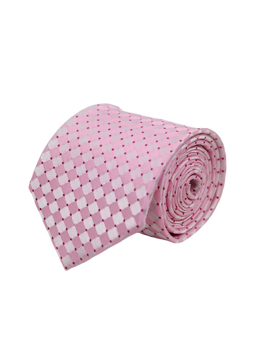 pink micro fiber tie
