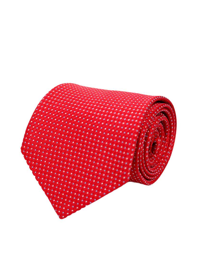 red micro fiber tie