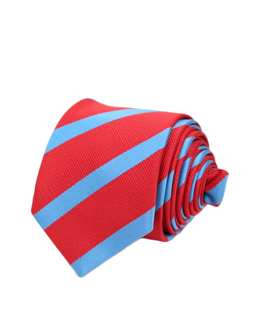 red micro fiber tie