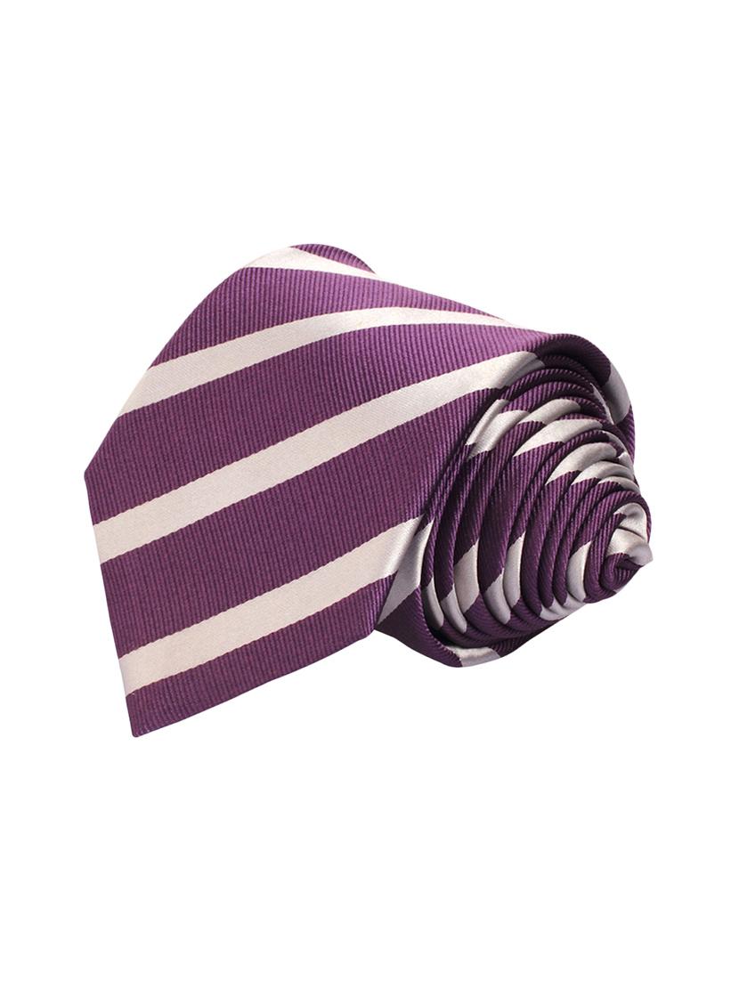 purple micro fiber tie and a pocket square - 13092541 - Standard Image - 2