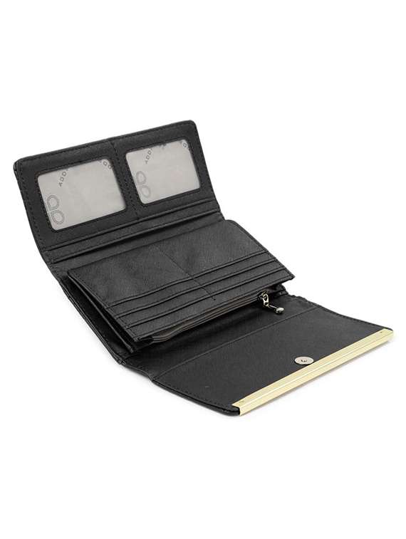 black leatherette wallet - 13093390 - Standard Image - 2