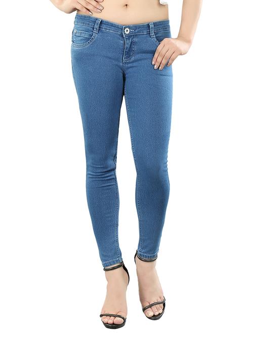 women's plain slim fit jeans - 13104942 - Standard Image - 0