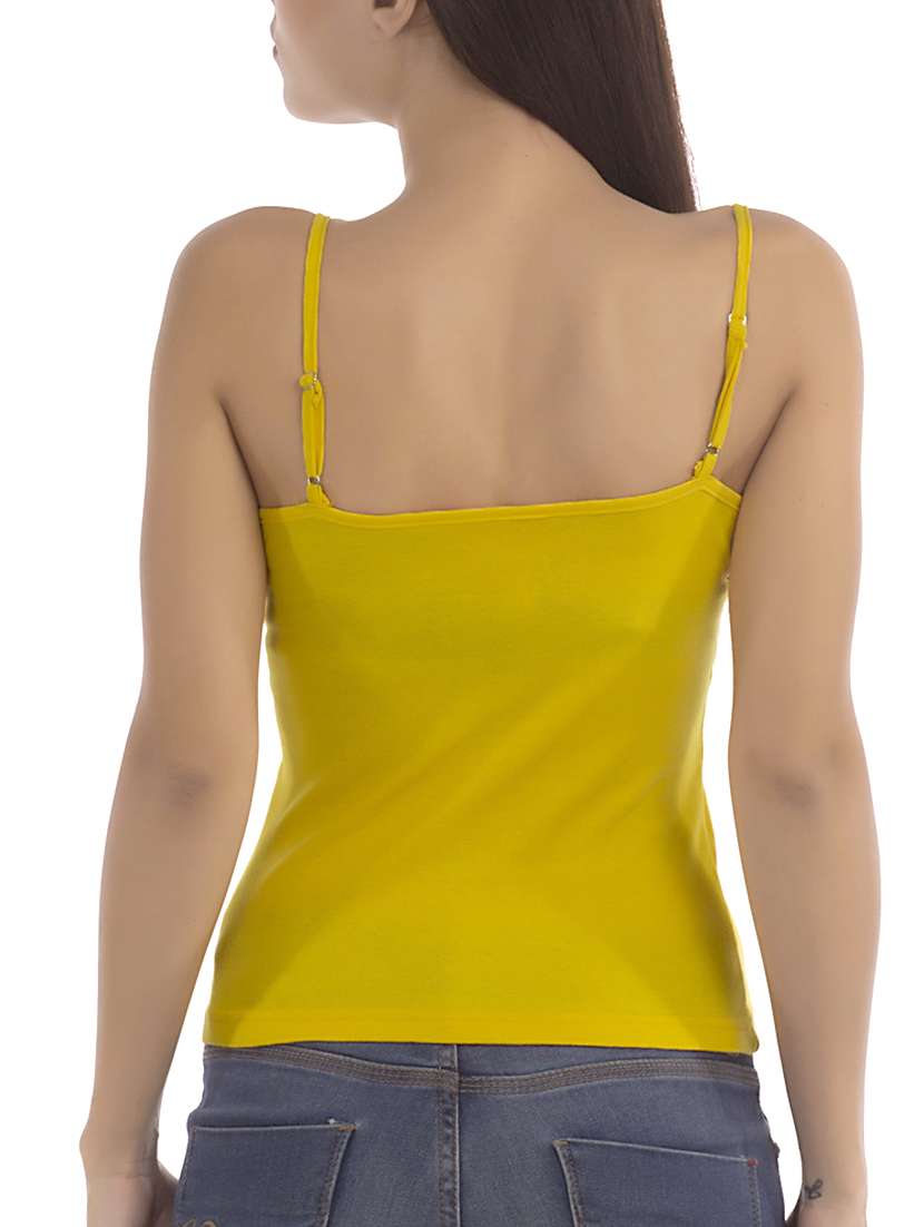 yellow cotton camisole - 13108440 - Standard Image - 2