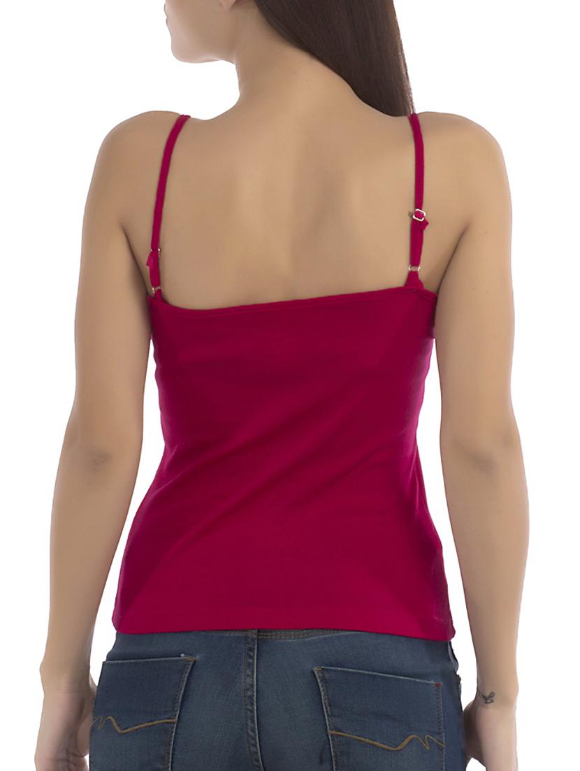 dark pink cotton camisole - 13108441 - Standard Image - 2