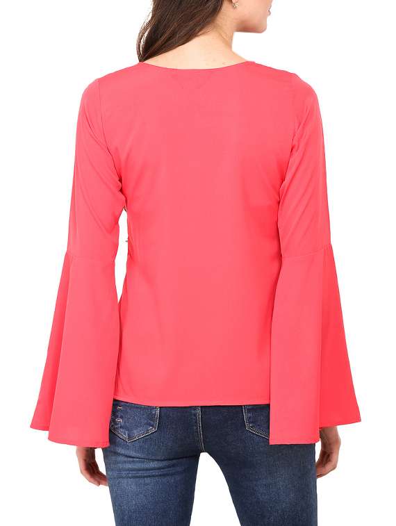 pink polyester regular top - 13117691 -  Standard Image - 2