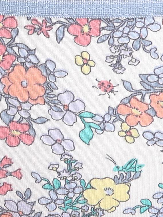white floral printed cotton panty - 13119631 - Standard Image - 2