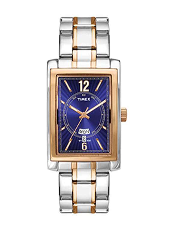 timex analog blue dial men's watch-tw000g719