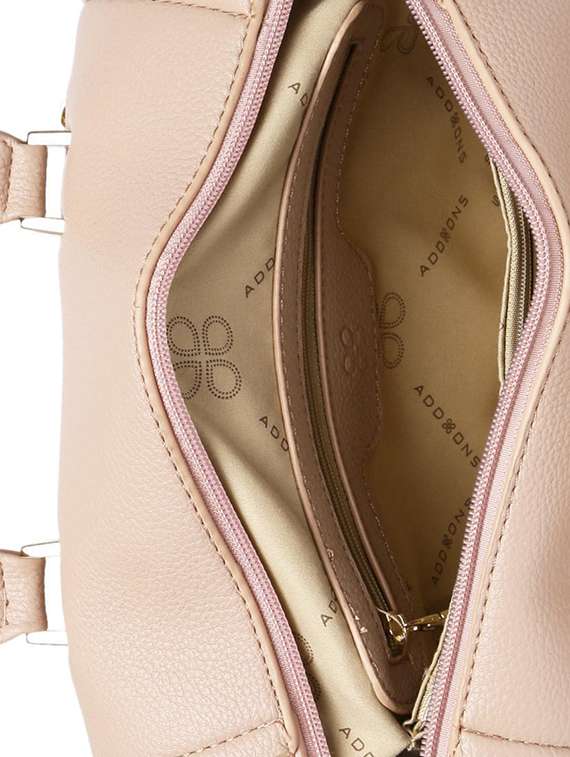 pink leatherette handbag - 13128210 - Standard Image - 2