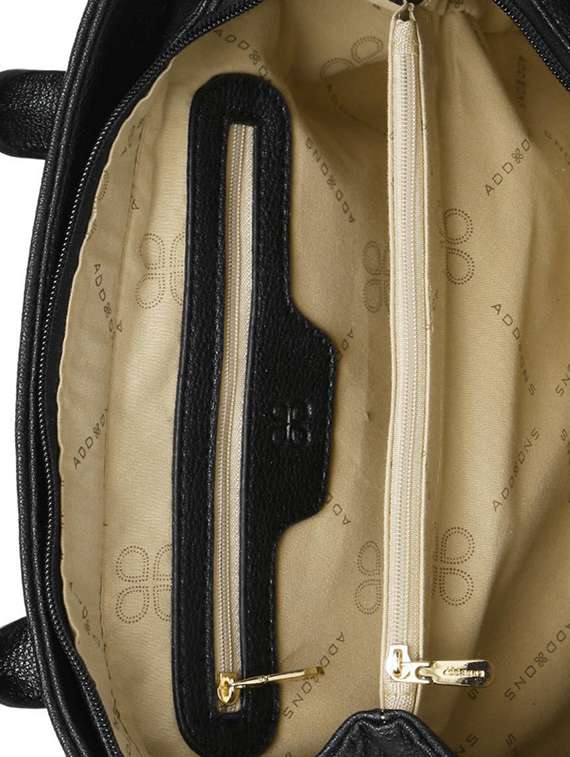 black leatherette handbag - 13128213 - Standard Image - 2