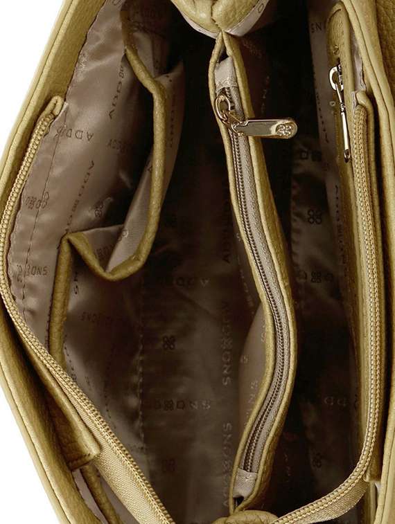 beige leatherette handbag - 13128215 - Standard Image - 2