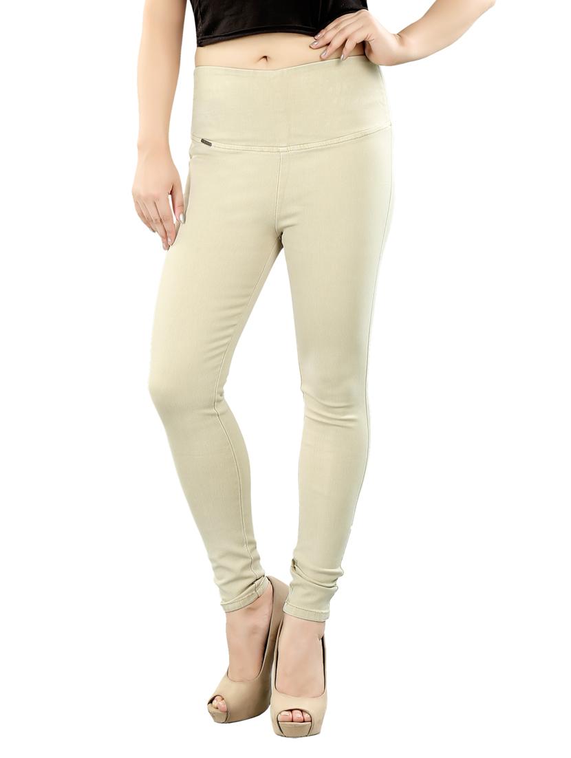 beige denim jeggings - 13128259 - Zoom Image - 0