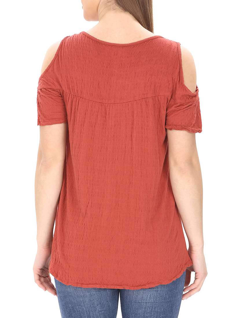 orange cotton regular top - 13128568 - Standard Image - 2