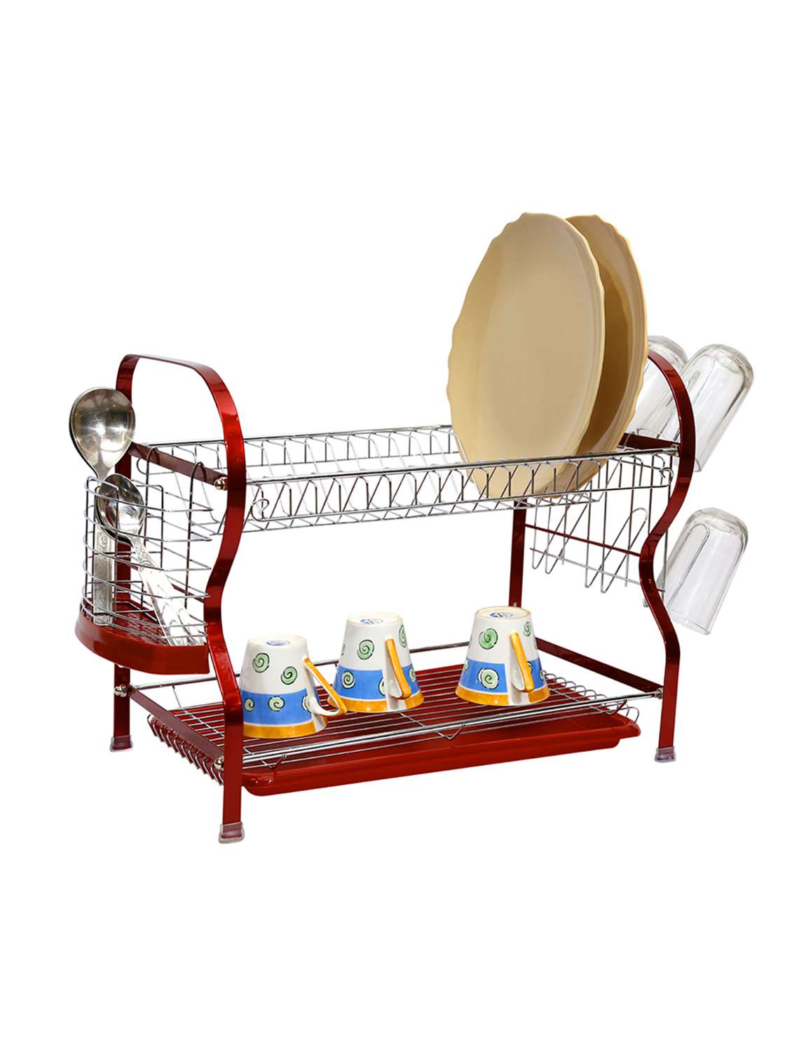 home creations stainless steel utensils rack