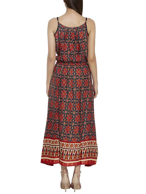 multicolor rayon maxi dress - 13142008 - Standard Image - 2