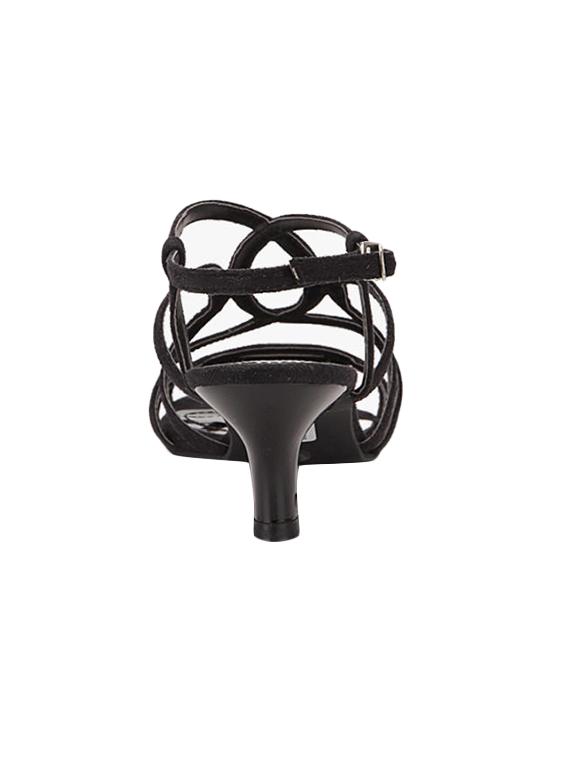 black pu back strap sandals - 13146113 - Standard Image - 2