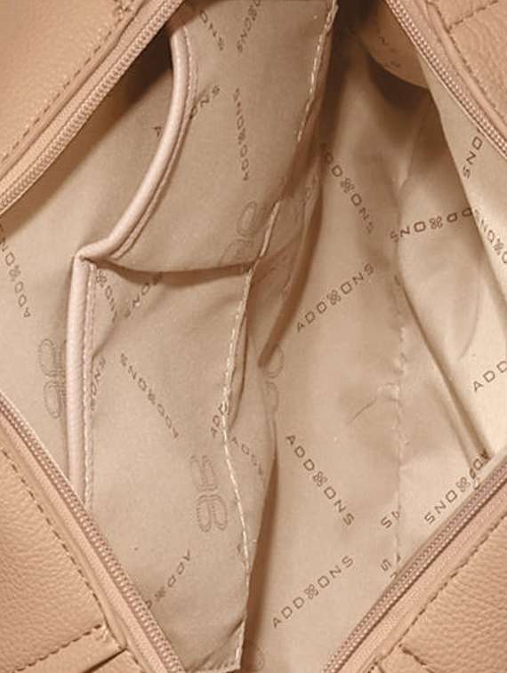 beige leatherette handbag - 13149376 - Standard Image - 2