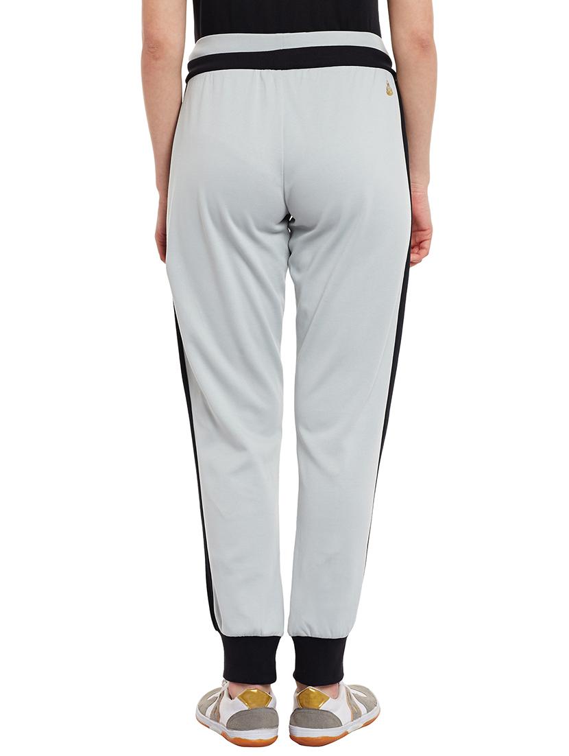 grey cotton track pants - 13154630 - Standard Image - 2