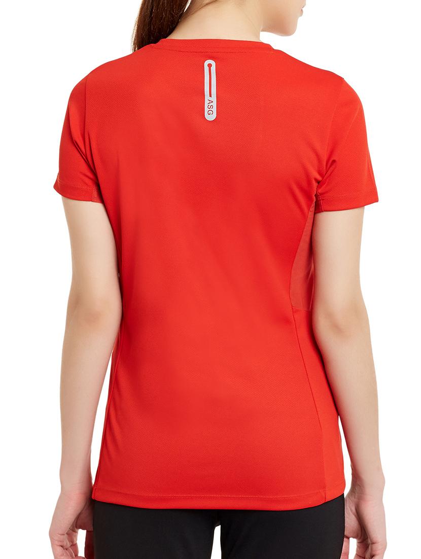 red polyester regular tshirt - 13158068 - Standard Image - 2