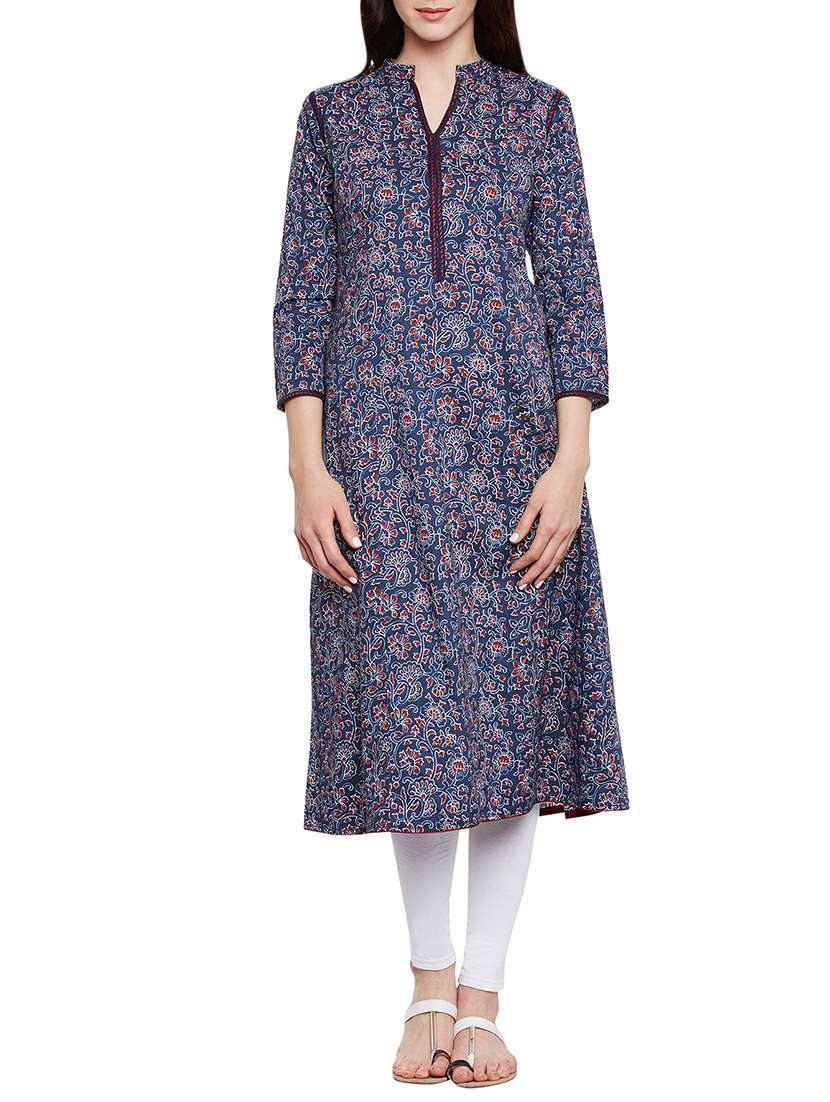 printed  a-line kurta