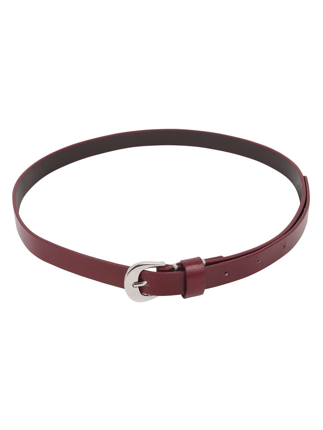 genuine leather burgundy belt - 13159708 -  Standard Image - 2