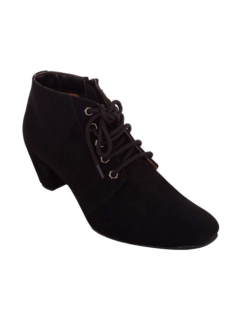 black ankle  boot