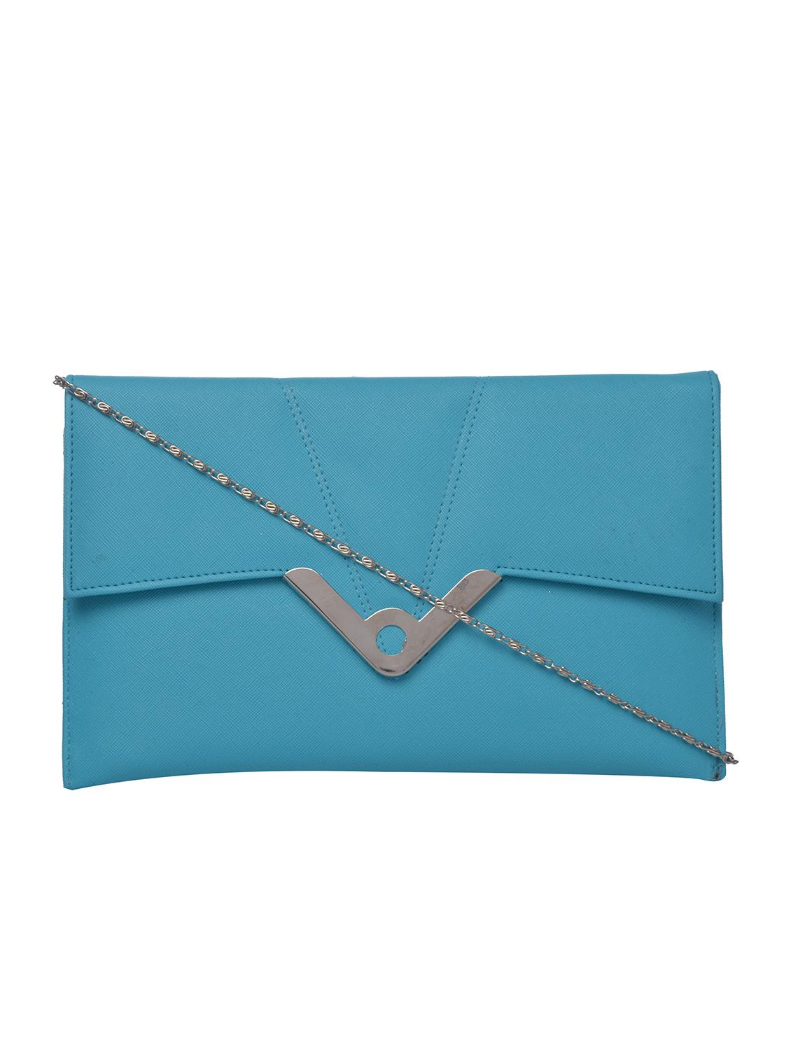 light blue solid regular sling bag - 13163544 -  Zoom Image - 0