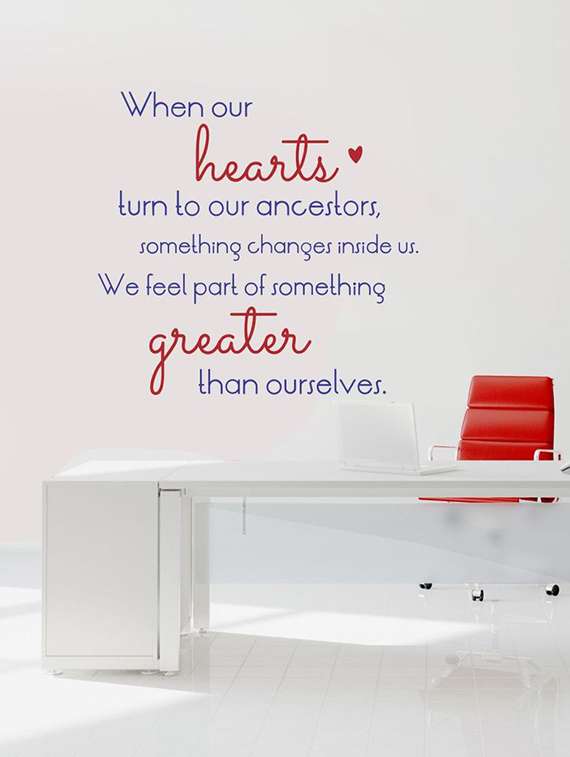 wall sticker (when your heart,wall covering area  23 x 24 inch)