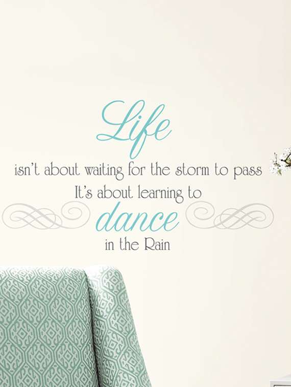 wall sticker (life,wall covering area  18 x 9 inch)