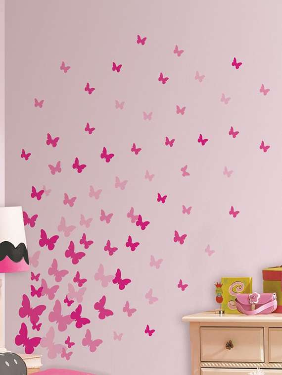 wall sticker (butterfly,wall covering area  12 x 14 inch)