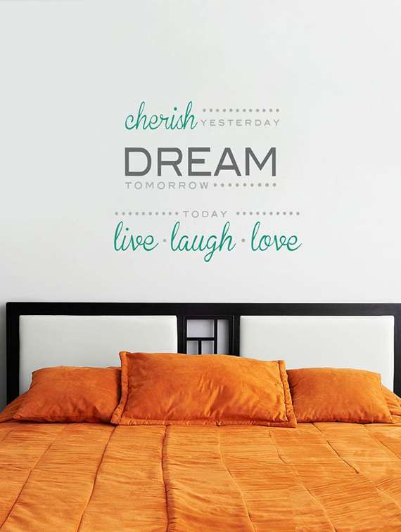 wall sticker (dream,wall covering area  22 x 27 inch)