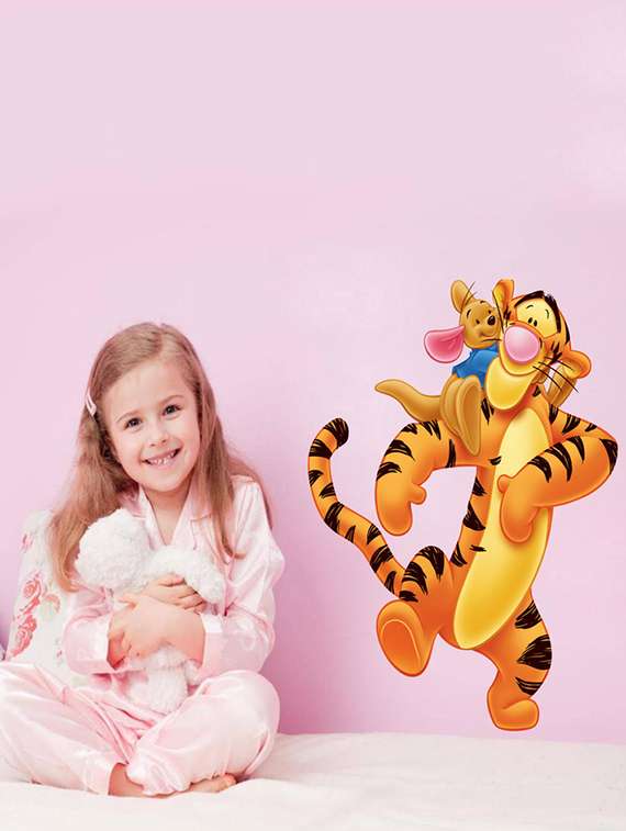 wall sticker ((tiger),wall covering area  22 x 34 inch)