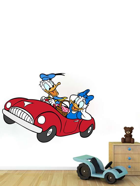 wall sticker (car driving,wall covering area  22 x 25 inch)
