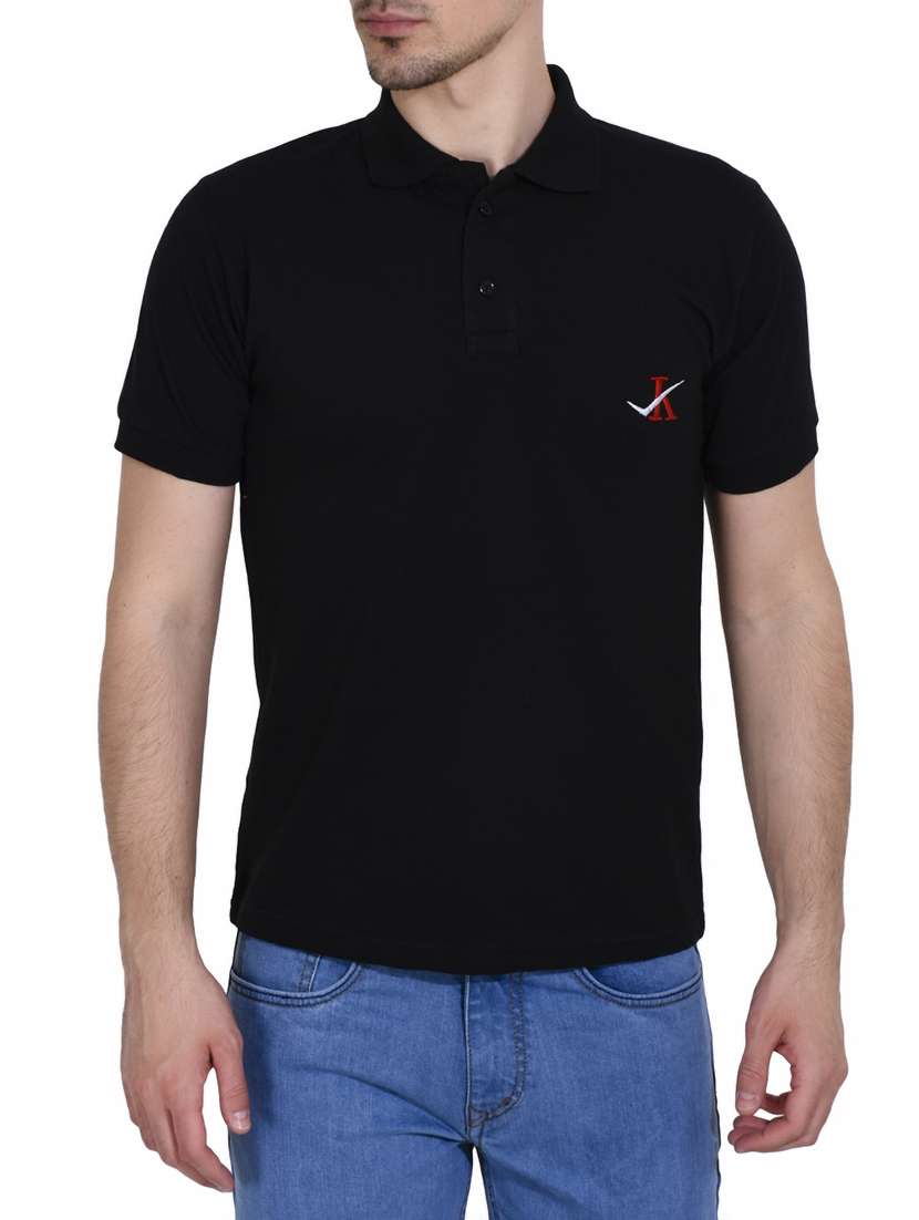 black cotton t-shirt