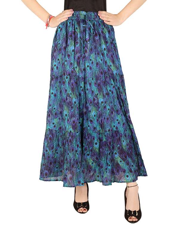 navy blue cotton skirt