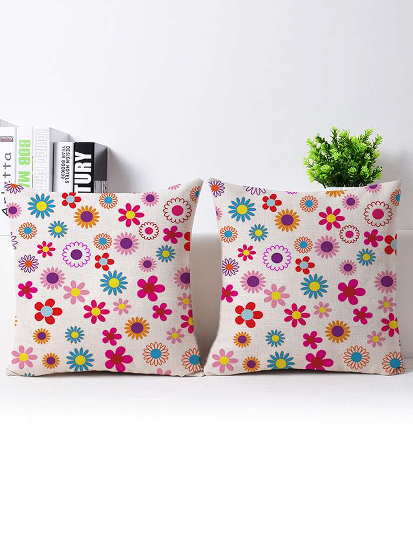 set of 2 vitange collection living room cushion cover