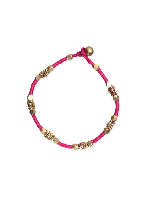 dhokra pink bracelet - 13222756 - Standard Image - 0