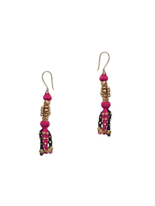 multi colored brass drop earring - 13224638 - Standard Image - 0