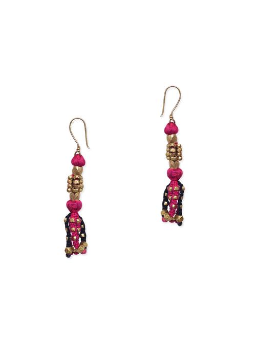 multi colored brass drop earring - 13224638 -  Standard Image - 0