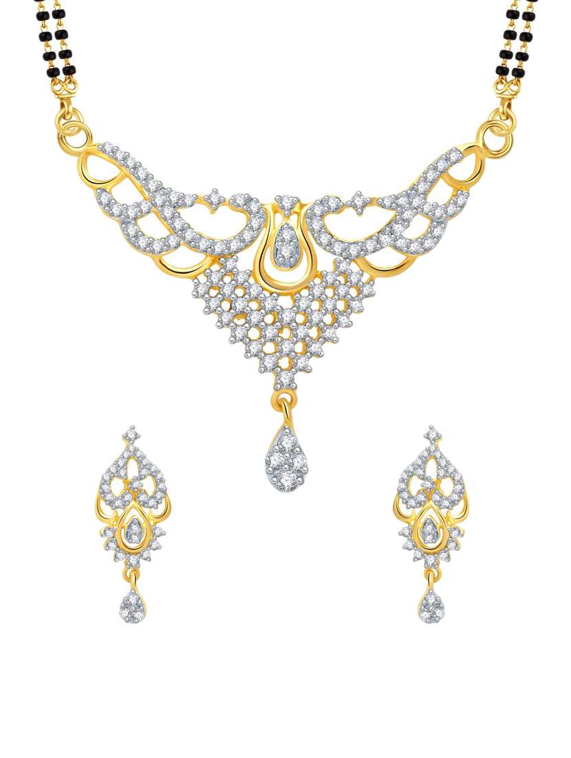 gold metal set mangalsutra
