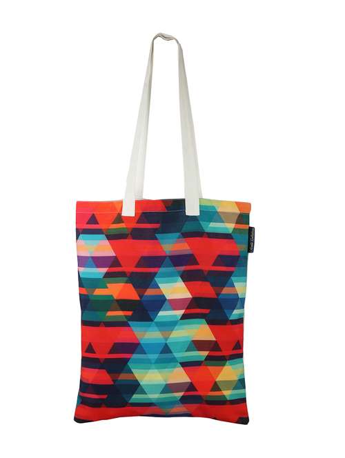 multi colored polyester tote - 13256262 -  Standard Image - 0
