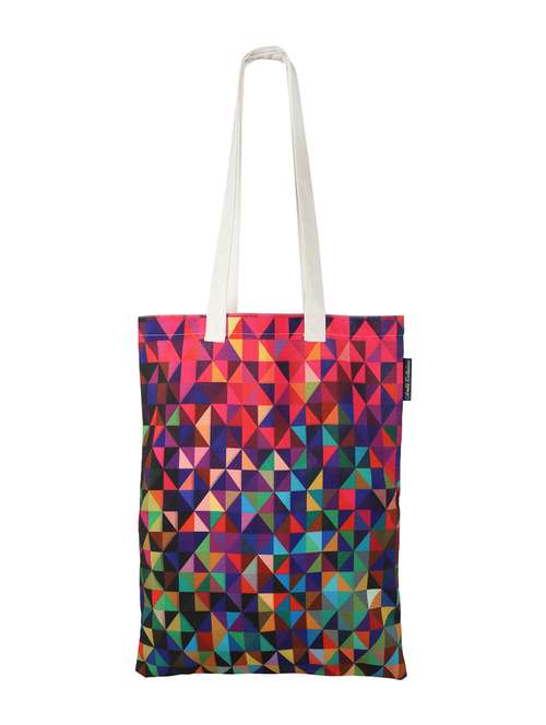 multi colored polyester tote - 13256268 -  Standard Image - 0