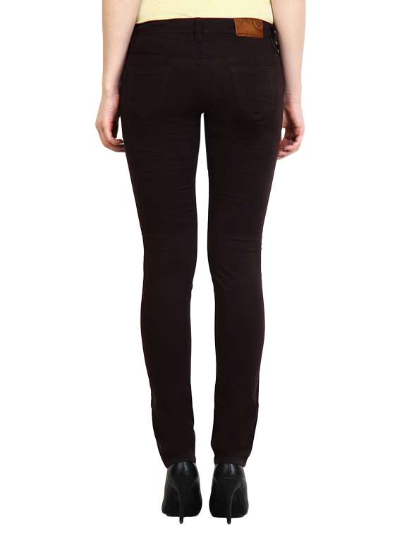 dark brown cotton chinos trouser - 13260891 -  Standard Image - 2